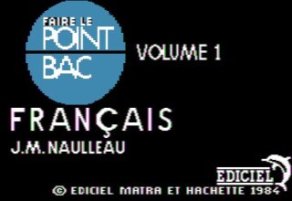 point_bac_francais